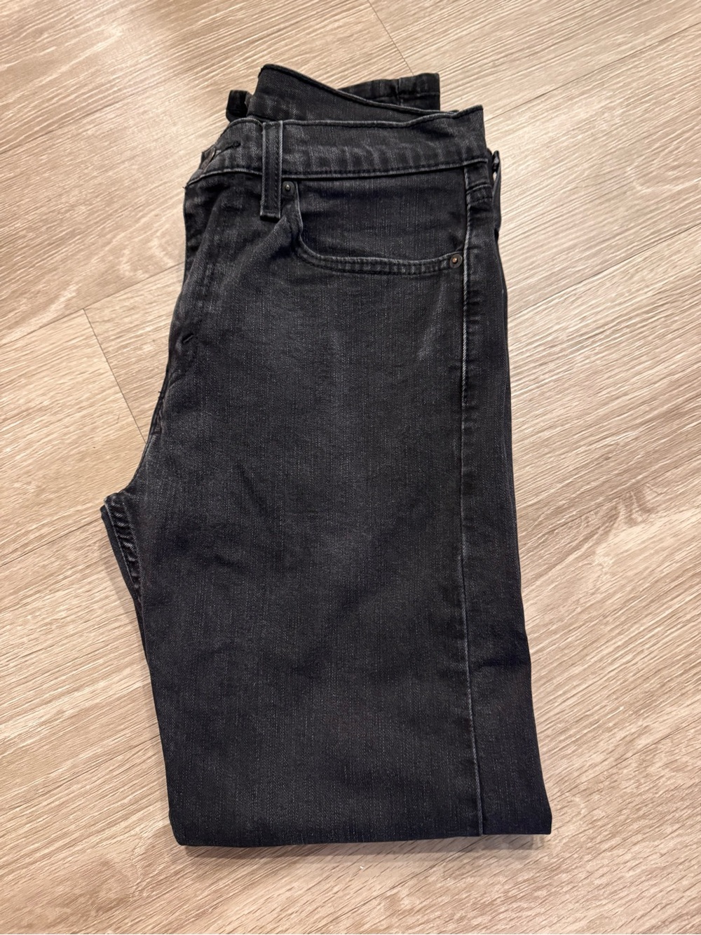 Levi's Men's 505 Black Straight Jeans